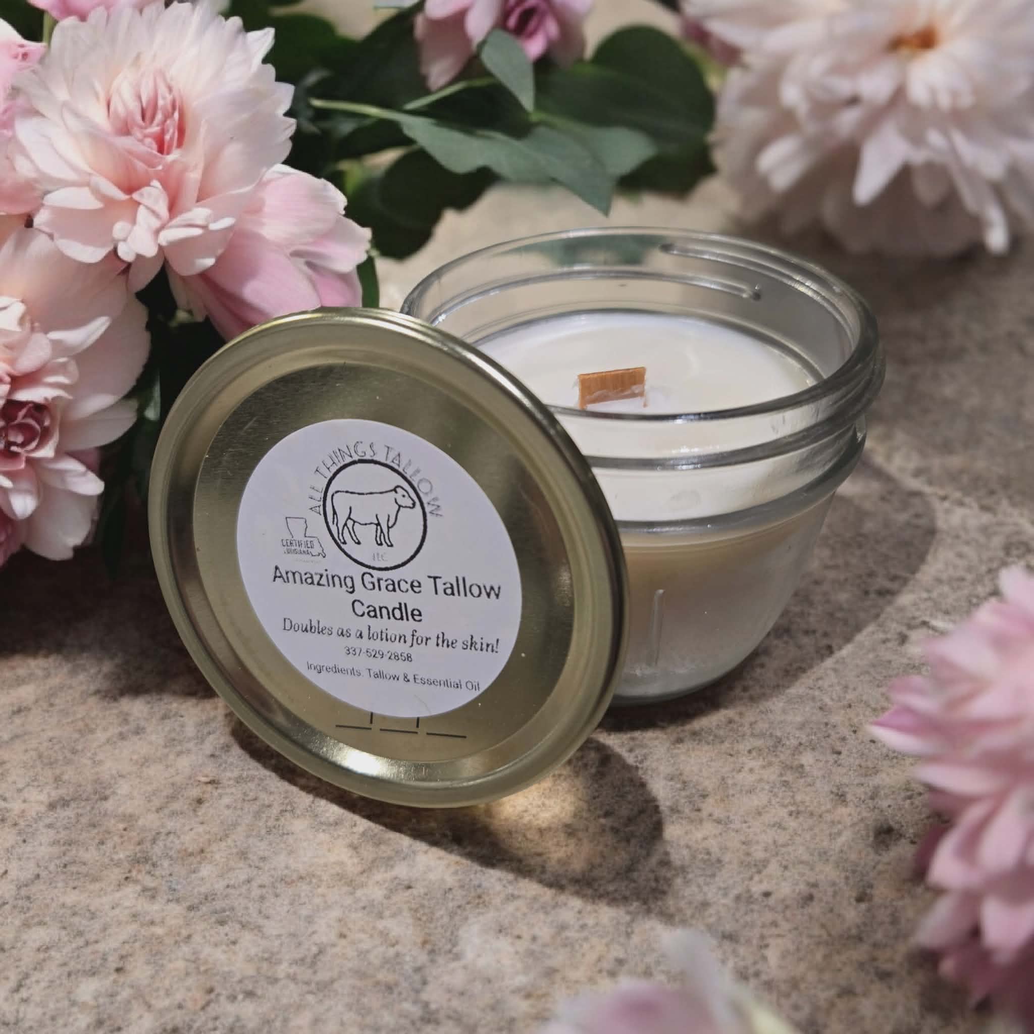 Amazing Grace Tallow Lotion Candle