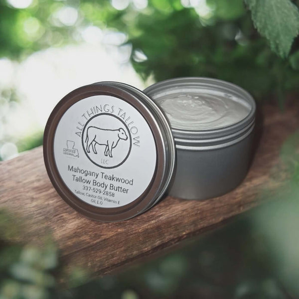 Mahogany Teakwood Tallow Body Butter