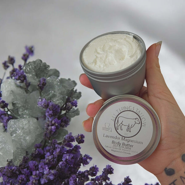 Lavender Magnesium Tallow Body Butter