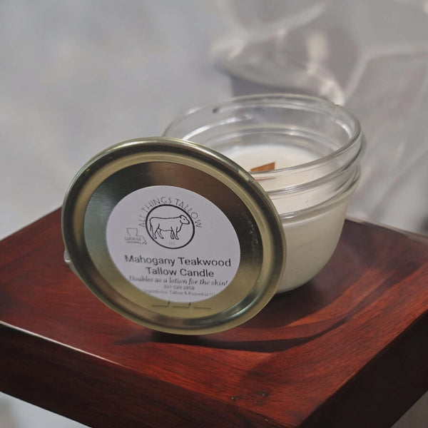 Mahogany Teakwood Tallow Lotion Candle